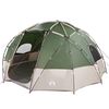 vidaXL Kupola telts ar jumtu Zaļa 475 x 475 x 235 cm tafta