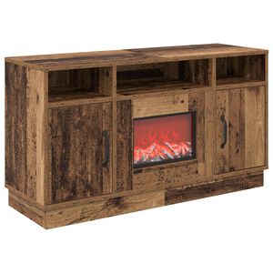 vidaXL Elektriskais kamīns Vecs koks 100 x 33 x 55 cm