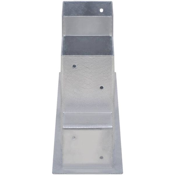 vidaXL malkas krau&scaron;anas balsti, 4 gab., tērauds, sudraba krāsā