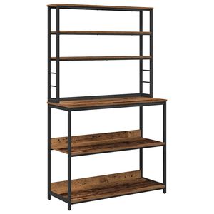 vidaXL Virtuves plaukts 5 līmeņi 100 x 40 x 168 cm Inženierijas koks