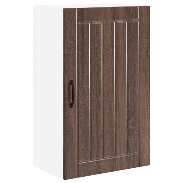 vidaXL Virtuves Skapis Lucca Brūns ozols 50 x 31 x 80 cm