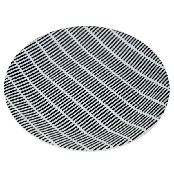 Bo-Camp 16-daļīgs trauku komplekts Mix & Match, melamīns, melns, balts