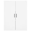 vidaXL augstais skapis, balts, 69,5x34x180 cm, inženierijas koks