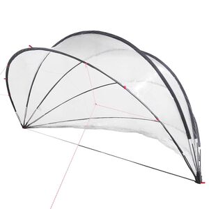 vidaXL Baseina kupols Caurspīdīgs 472 x 460 x 229 cm PVC