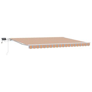 vidaXL Nolokāms markīze Daudzkrāsains 450 &times; 300 cm Audums un alumīnijs