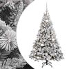 vidaXL Mākslīgā Ziemassvētku eglīte ar rotājumiem 120 cm 150 LED