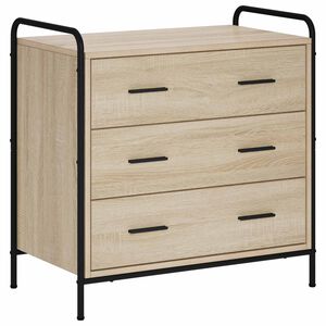 vidaXL Atvilktņu skapis Sonomas ozols 70 x 39,5 x 71 cm