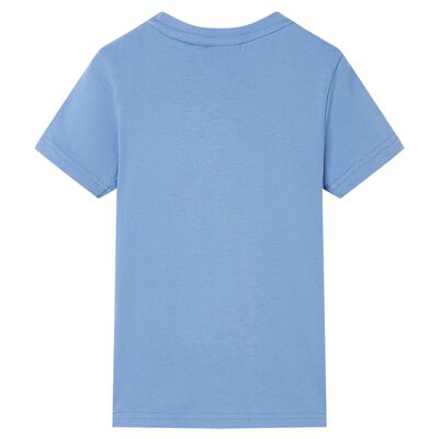 Bērnu T-krekls, vidēji zils, 92