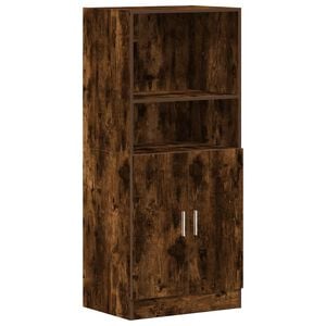 vidaXL virtuves skapītis, ozola, 57x41,5x131,5 cm, inženierijas koks