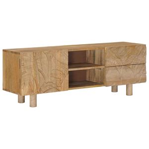 vidaXL Televizora skapī&scaron;a ar atvilktni ar plauktu 110 x 30 x 40 cm