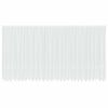 vidaXL Mežģīņu aizkars ar aizkariem Balts 245 x 750 cm Poliesters