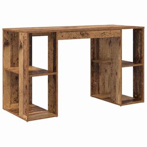 vidaXL Galds Vecs koks Inženierijas koks 130 x 50.5 x 75 cm