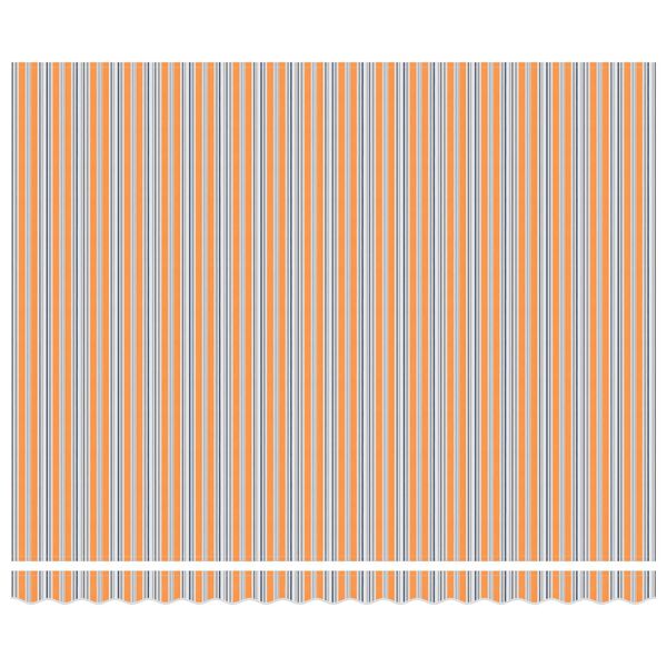 vidaXL Izvelkams jumtiņ&scaron; Zila un oranža 400 &times; 300 cm