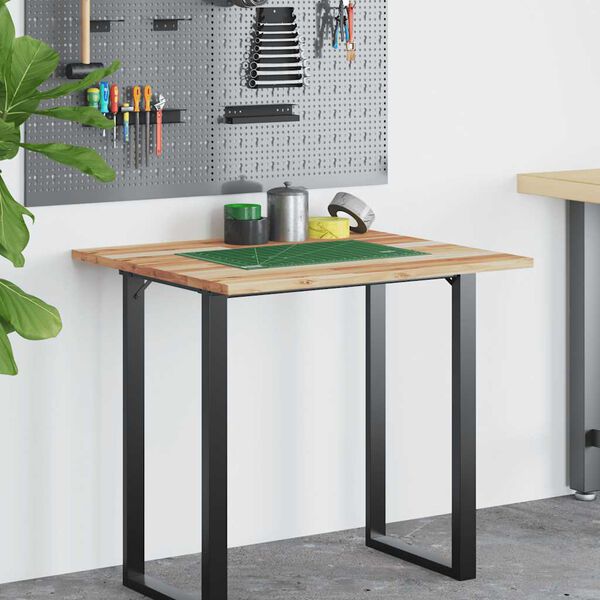 vidaXL rakstāmgalda virsma, 100x60x2 cm, eļļas apdare, akācijas koks