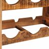 vidaXL Vīna plaukts Brūna 100 x 45 x 33 cm Ciets raupjais mango koks