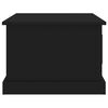 vidaXL kafijas galdiņš, melns, 50x50x35 cm