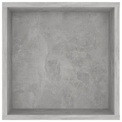 vidaXL sienas TV plaukts, betona pelēks, 102x35x35 cm, skaidu plāksne
