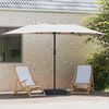 vidaXL Dārza parasols Smil&scaron;ains un Antracīts 385 x 209 x 244 cm