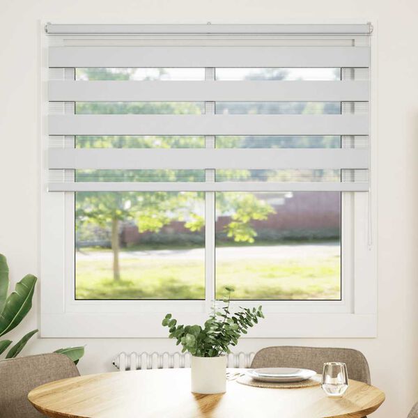 vidaXL žalūzijas zebra 150x150 cm auduma platums 145,9 cm poliesters