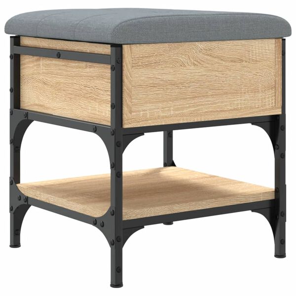 vidaXL apavu skapītis, ozolkoka, 42x42x45 cm, inženierijas koks