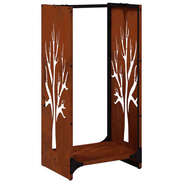 vidaXL Malkas plaukts 40x30x80 cm laikapstākļiem izturīgs tērauds