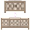 vidaXL radiatora pārsegs, MDF, 205 cm