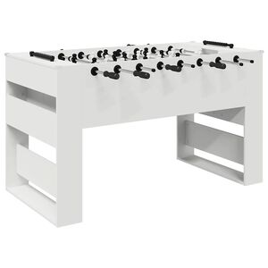 vidaXL Frizbija galds Balts 146,5 x 74 x 85 cm Inženierijas koks