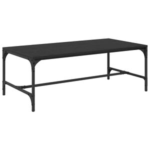 vidaXL Kafijas galdiņ&scaron; Melns ozolkoks 100 x 50 x 35 cm
