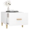 vidaXL kafijas galdiņi, 2 gab., balti, 50x50x40 cm, inženierijas koks