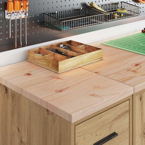 vidaXL garāžas skapji, 2 gab., artisano ąžuolo, inženierijas koks