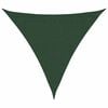 vidaXL saulessargs, 160 g/m&sup2;, tum&scaron;i zaļ&scaron;, 3,6x3,6x3,6 m, HDPE