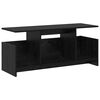vidaXL Televizora stends 102 x 35 x 45 cm Melns ozolkoks