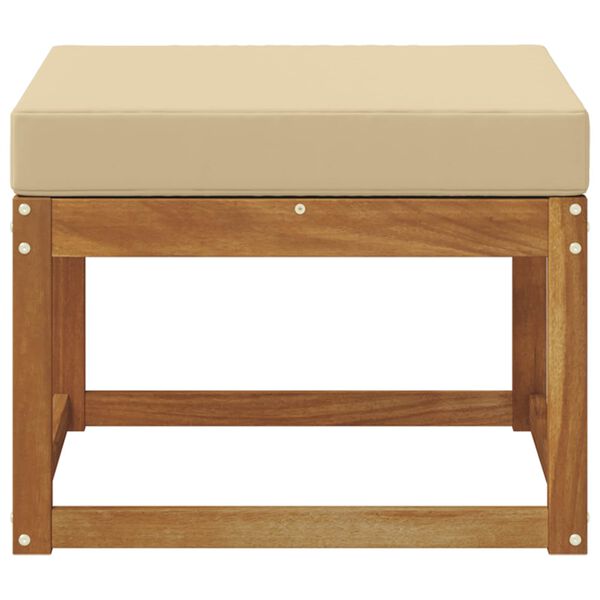 vidaXL Āra krēsls Cietā akācijas koks Dabiska