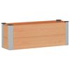vidaXL Augstā puķu kaste Brūna 100 x 30 x 36 cm alu.