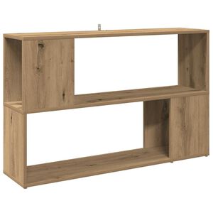 vidaXL grāmatu plaukts, koka krāsa, 100x24x63 cm, inženierijas koks