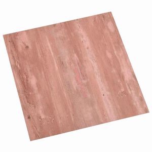 vidaXL Pa&scaron;līmējo&scaron;ie Grīdas Dēļi Sarkana 30,5 x 30,5 cm 20 gab. PVC