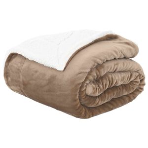 vidaXL Mest segu Kamieļu krāsa 130 x 150 cm 1 kg Flīss