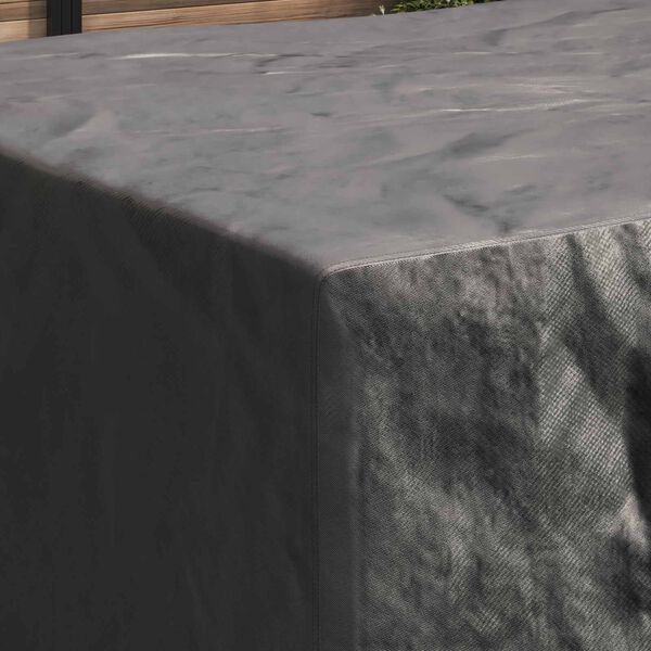 vidaXL Mēbeļu pārklājs Vienkrāsains Melna 240 x 190 x 90 cm 210D