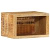 vidaXL Nakts skapītis Brūna 40 x 30 x 25 cm Cieta mango koksne