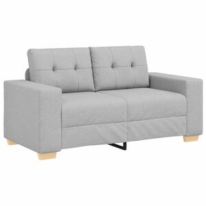 vidaXL Divvietīgs dīvāns Mākoņu pelēka 160 cm audums