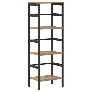 vidaXL Grāmatu plaukts 3 līmeņi 40 x 29,5 x 115 cm Inženierijas koks