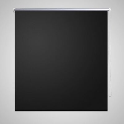 Ruļļu žalūzijas, gaismu necaurlaidīgas, 160 x 175 cm, melnas