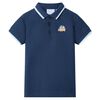 Bērnu polo krekls, tum&scaron;i zils, 92
