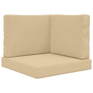 vidaXL Āra dīvāna spilvens 3 pcs Bē&scaron;a Poliesters