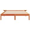 vidaXL Gultas rāmja komplekts ar sānu galdiem Vaks brūns 160 x 210 cm