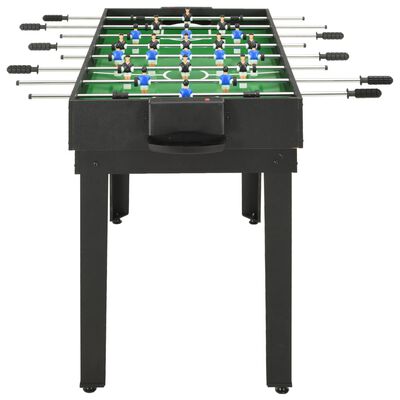 vidaXL spēļu galds, 15 spēles, 121x61x82 cm, melns