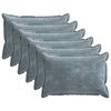 vidaXL Spilvenu pārvalks 6 pcs HOUTEN Gai&scaron;i zila 50 x 75 cm