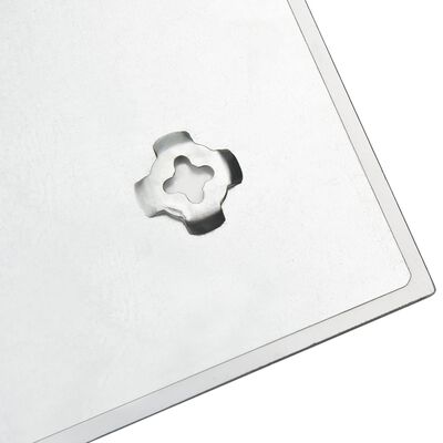 vidaXL magnētiskā tāfele, 100x60 cm, stiprināma pie sienas, stikls