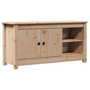 vidaXL TV skapītis, 103x36,5x52 cm, priedes masīvkoks