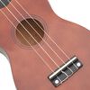vidaXL soprāna bērnu ukulele ar somu, dabīga krāsa, 21"
